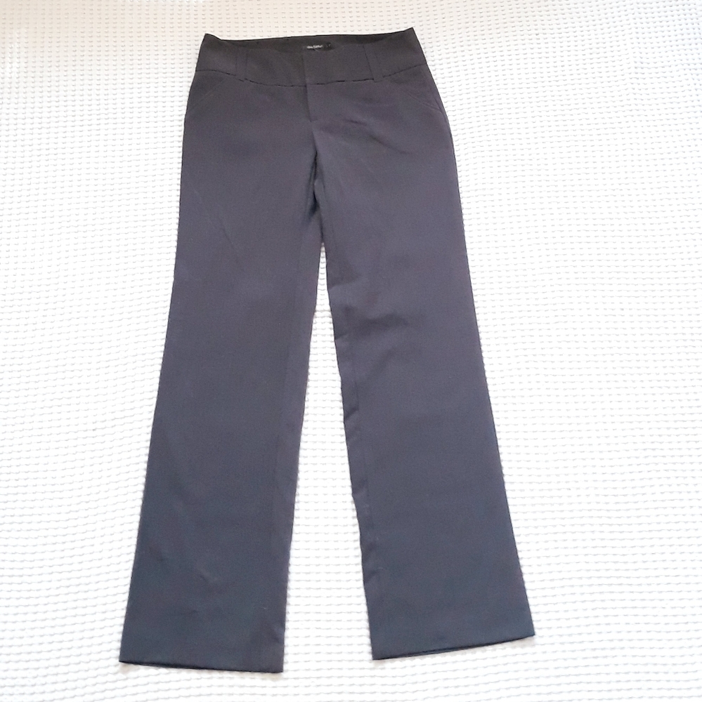 Daisy Fuentes Wide Leg Dress Pants - Size 4 Classic Charcoal Gray Pants - Picture 9 of 9